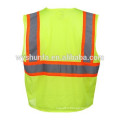 high reflrctive vest with 3M tapes EN ISO 20471 :2013 polyester 300D oxford